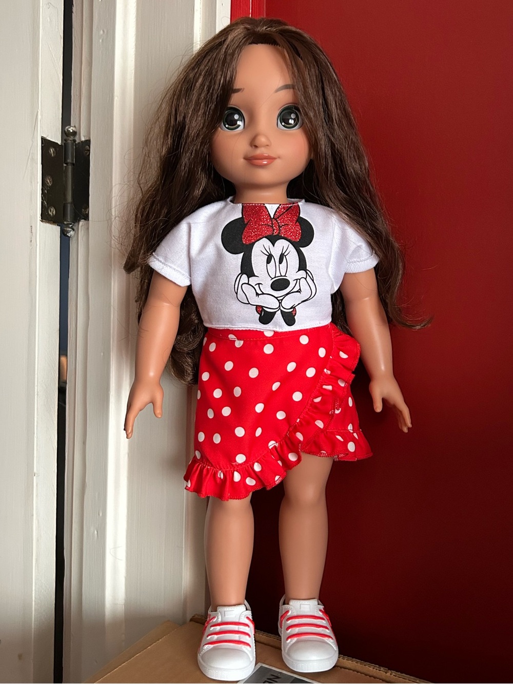 Disney Ily4ever Brunette Doll in Minnie Mouse Outfit